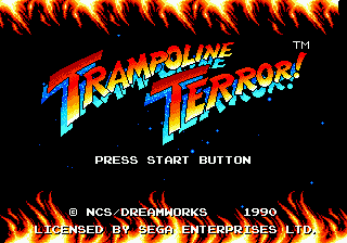 Заставка игры Trampoline Terror!